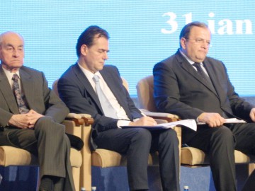 Ludovic Orban, Mircea Ionescu Quintus şi Gheorghe Flutur
